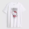 Puuvillainen Hello Kitty -kuvituspaita