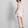 Puuvillainen lyhyt cutwork-cami-toppi