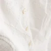 Puuvillainen lyhyt cutwork-cami-toppi