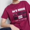 Puuvillainen lyhythihainen graafinen t-paita