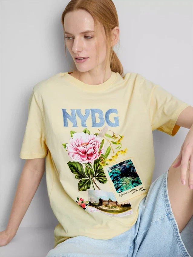 Puuvillainen Nybg-kuvituspaita