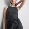 Puuvillainen racerback-toppi