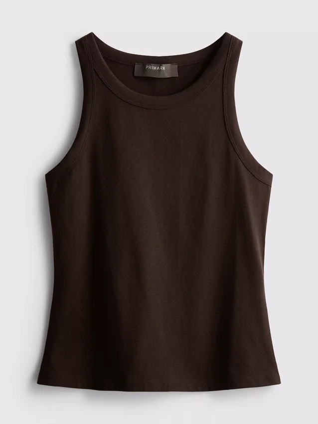Puuvillainen racerback-toppi