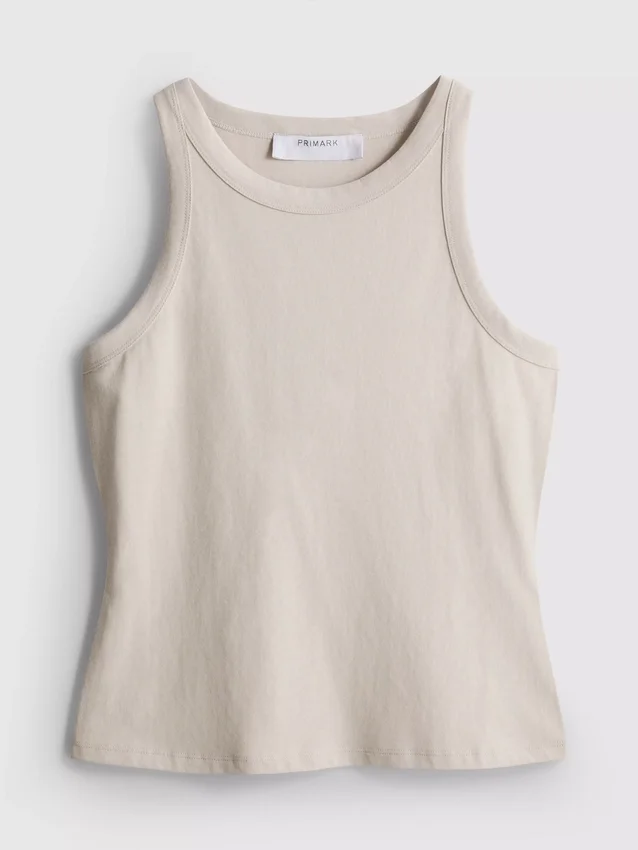 Puuvillainen racerback-toppi