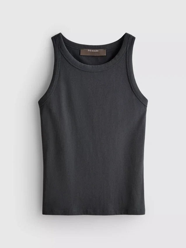 Puuvillainen racerback-toppi