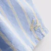Puuvillainen raidallinen cami-pyjaman yläosa
