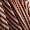 Puuvillainen raidallinen midaxi-tyylinen smock-mekko
