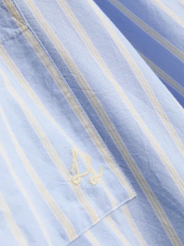 Puuvillainen raidallinen oxford-pyjama