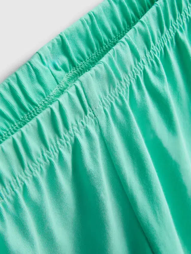 Puuvillainen T-paita-tyyppinen lyhythihainen pyjama