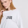 Puuvillainen ylisuuri graafinen boyfriend-paita