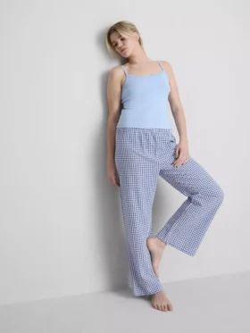 Puuvillaiset gingham-pyjamat