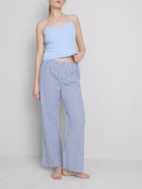 Puuvillaiset gingham-pyjamat