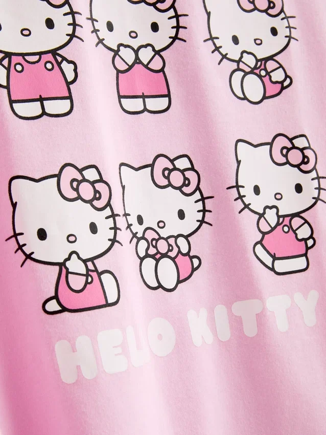 Puuvillaiset Hello Kitty -hahmopyjamat