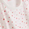 Puuvillaiset painetut lyhythihaiset pyjamat