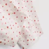 Puuvillaiset painetut lyhythihaiset pyjamat