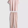 Puuvillaiset painetut pyjamat