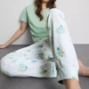 Puuvillaiset painetut pyjamat