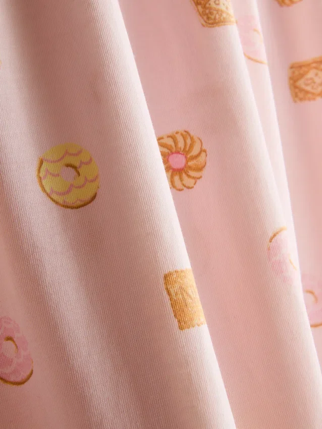 Puuvillaiset painetut pyjamat