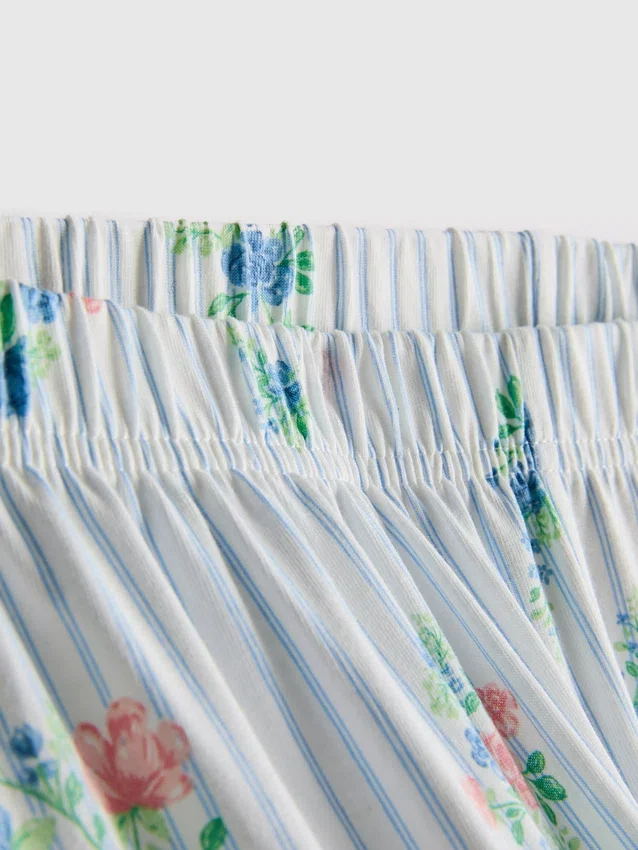 Puuvillaiset painetut pyjamat
