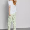 Puuvillaiset pyöreäkaulaiset painetut pyjamat