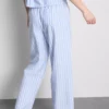 Puuvillaiset raidalliset oxford-pyjamahousut