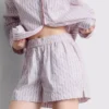 Puuvillaiset raidalliset pyjamat