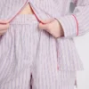 Puuvillaiset raidalliset pyjamat