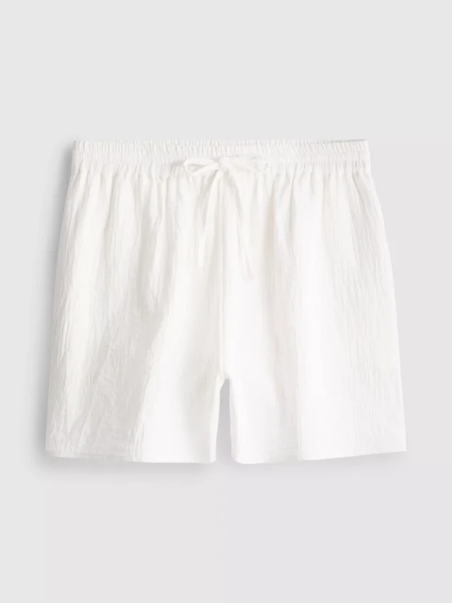 Puuvillamusliinishortsit