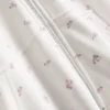 Puuvillapitoinen kukkakuvioinen vetoketjullinen huppari