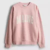 Puuvillapitoinen oversized-tyylinen Maine-huppari