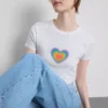 Puuvillapitoinen Pride Heart -vauvan T-paita