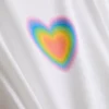 Puuvillapitoinen Pride Heart -vauvan T-paita