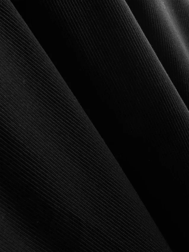 Puuvillapitoinen ribbineuleinen racerback-toppi