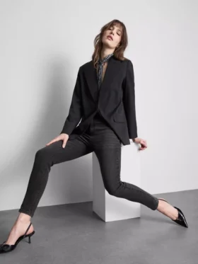 Puuvillapitoiset denim-skinny-farkut