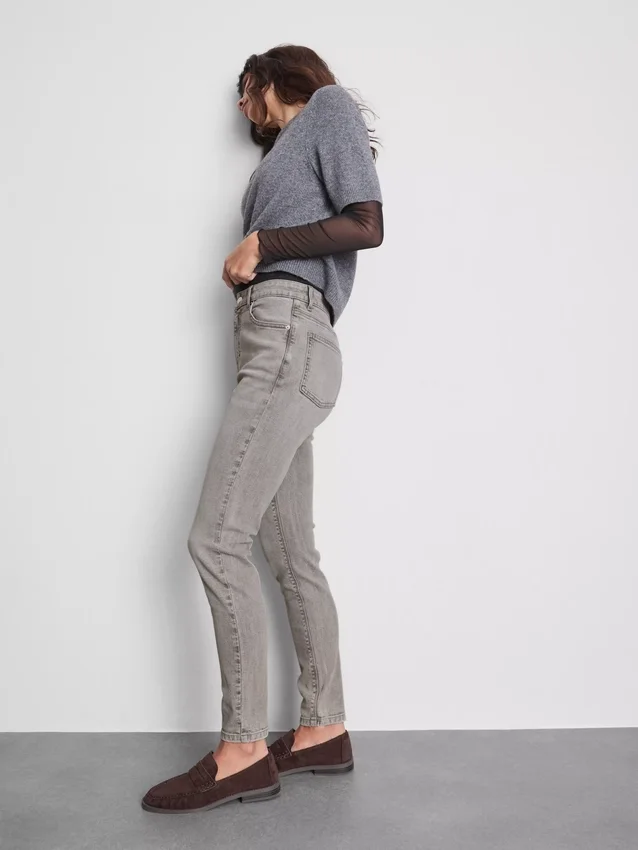 Puuvillapitoiset denim-skinny-farkut