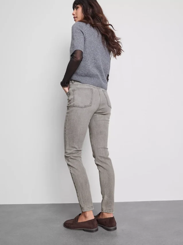 Puuvillapitoiset denim-skinny-farkut