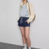 Puuvillapitoiset jersey-shortsit