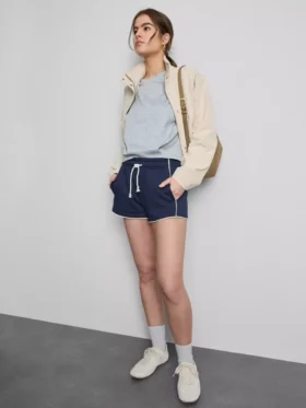 Puuvillapitoiset jersey-shortsit