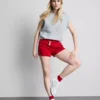 Puuvillapitoiset jersey-shortsit