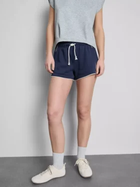 Puuvillapitoiset jersey-shortsit