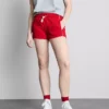 Puuvillapitoiset jersey-shortsit