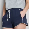 Puuvillapitoiset jersey-shortsit