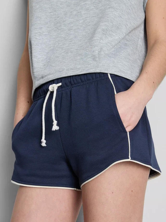 Puuvillapitoiset jersey-shortsit