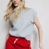 Puuvillapitoiset jersey-shortsit