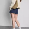 Puuvillapitoiset jersey-shortsit