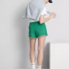 Puuvillapitoiset jersey-shortsit