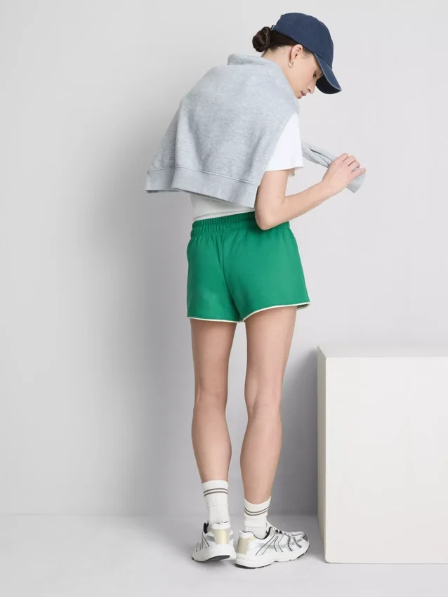 Puuvillapitoiset jersey-shortsit