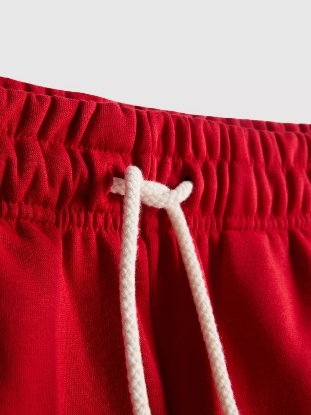 Puuvillapitoiset jersey-shortsit