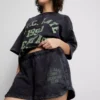 Puuvillapitoiset juoksukerhon shortsit