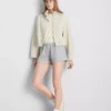 Puuvillapitoiset kapeat jersey-shortsit